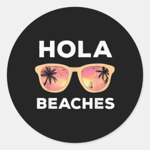 Adesivo Hola Praias Furiosas Férias na Praia Verão _1