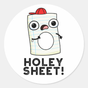 Adesivo Holey Sheet Funny Paper Pun