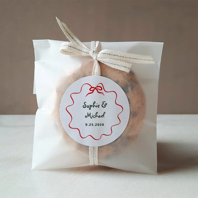 Adesivo Holiday Amour | Casamento de Arco francês ilustrad (Criador carregado)