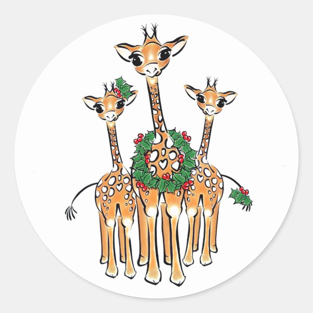 Adesivo Holiday Girafes (Frente)
