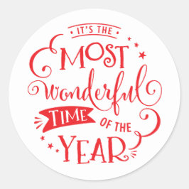 Adesivo HOLIDAY SEAL é a época mais maravilhosa do ano