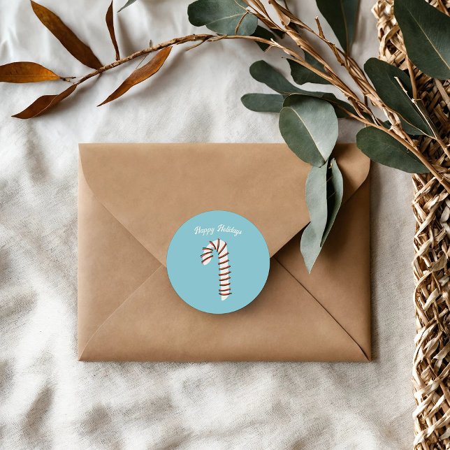 Adesivo Holiday Season Artística Candy Candy Saudação (Criador carregado)