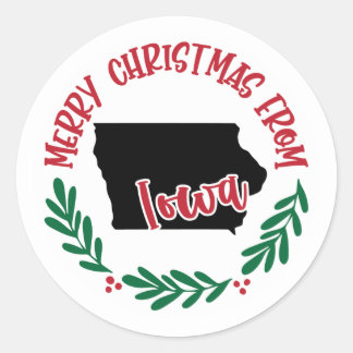 Adesivo Holiday Sticker de Iowa