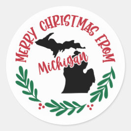 Adesivo Holiday Sticker de Michigan