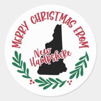 Adesivo Holiday Sticker de New Hampshire