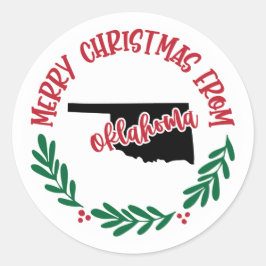 Adesivo Holiday Sticker de Oklahoma