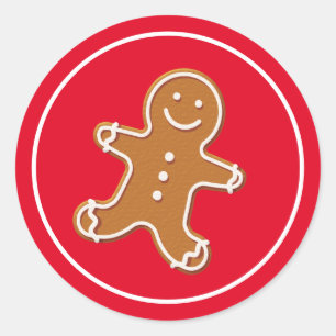 Adesivo Holiday Stickers Gingerpão Man