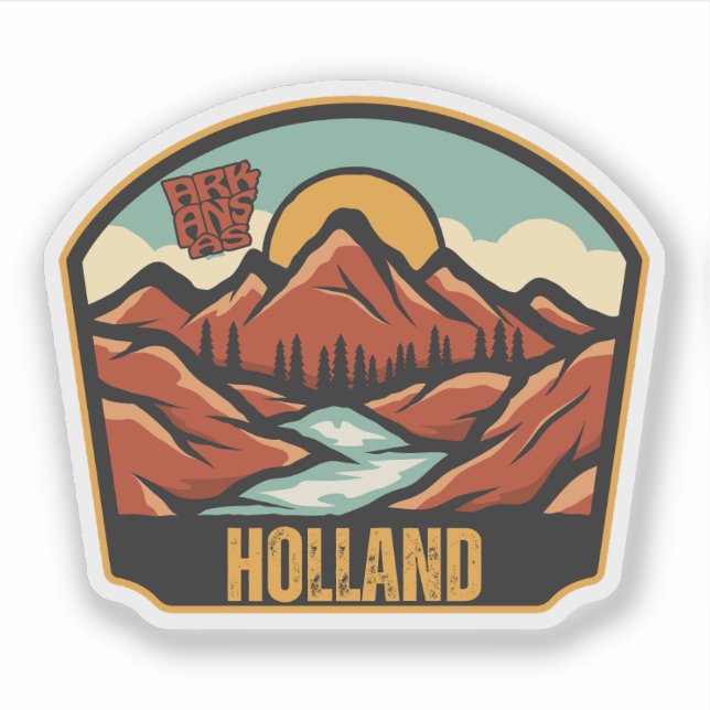 Adesivo Holland, Arkansas  (Frente)