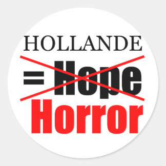 Adesivo Hollande Not Hope = Horror - R Sticker