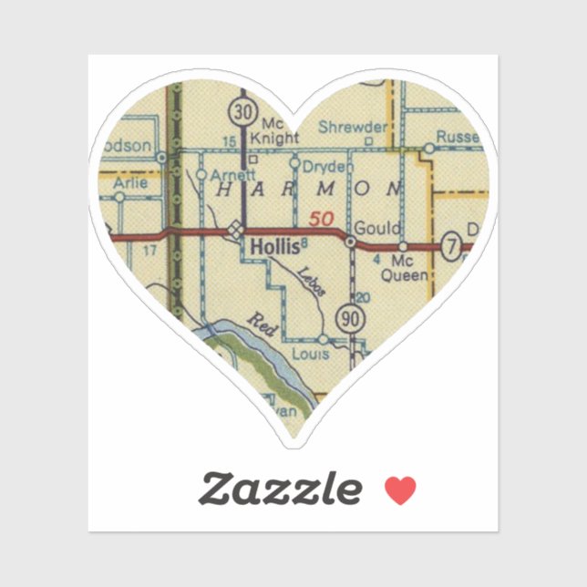 Adesivo Hollis Oklahoma (Folha)