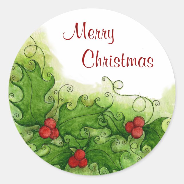 Adesivo Holly Berries Sticker (Frente)