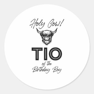 Adesivo Holly Cow Tio Da Vaca 1rua Do Birthday Boy Highlan