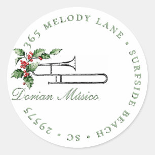 Adesivo Holly Horn Music Holiday