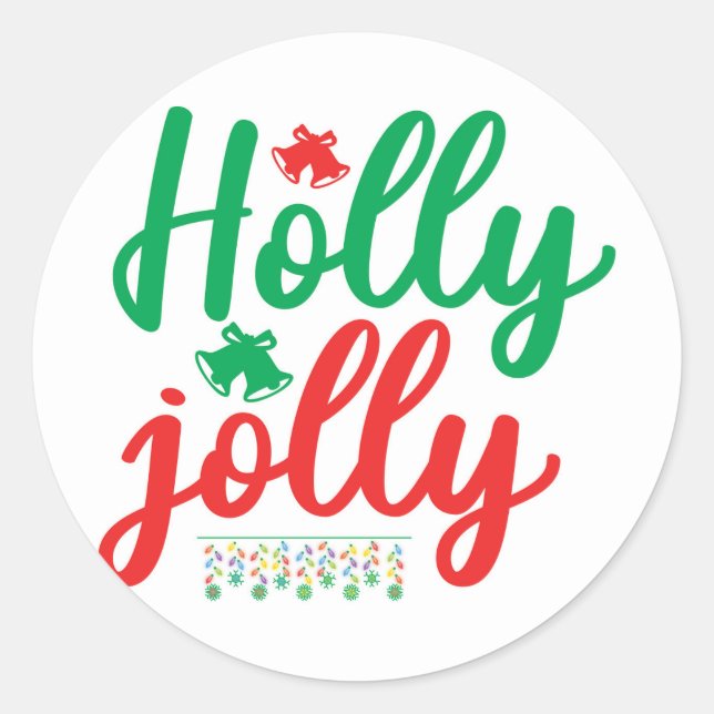Adesivo Holly jolly (Frente)