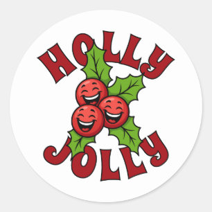 Adesivo Holly Jolly Funny Rindo Holly Christmas