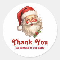 Holly Jolly Papai Noel Retro Natal Obrigado