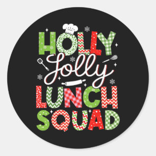 Adesivo Holly Retro Jolly Lunch Squad Cafeteria Lady