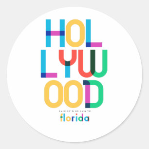 Adesivo Hollywood Florida Meio século, Pop Art,