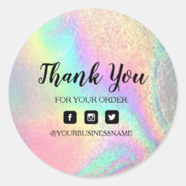 Adesivo Holografia Unicorn Sticker. Elegância e harmonia
