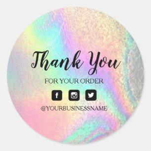 Adesivo Holografia Unicorn Sticker. Elegância e harmonia