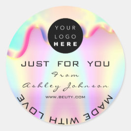 Adesivo Holografias Do Logotipo Do Obrigado comprado Feita