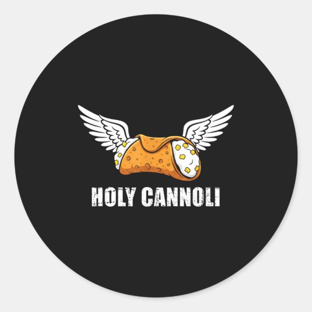 Adesivo Holy Cannoli Tri-blend Funny Quote  (Frente)