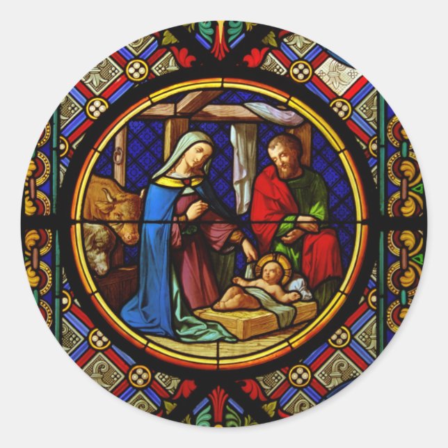 Adesivo Holy Family "Stained Glass"  (Frente)