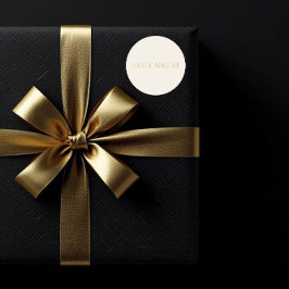 Adesivo HOLY NIGHT Cream Christmas Sticker #2