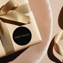 Adesivo HOLY NIGHT Minimalist Christian Christmas