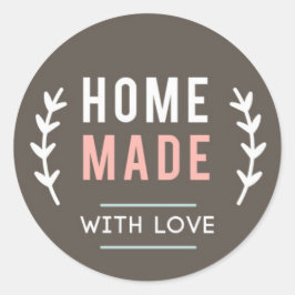 Adesivo Home Feito com o Love Sticker