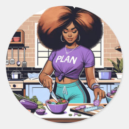 Adesivo Home Girl Meals