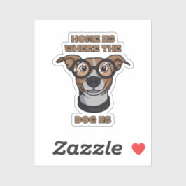 Adesivo Home Is Where The Dog Is