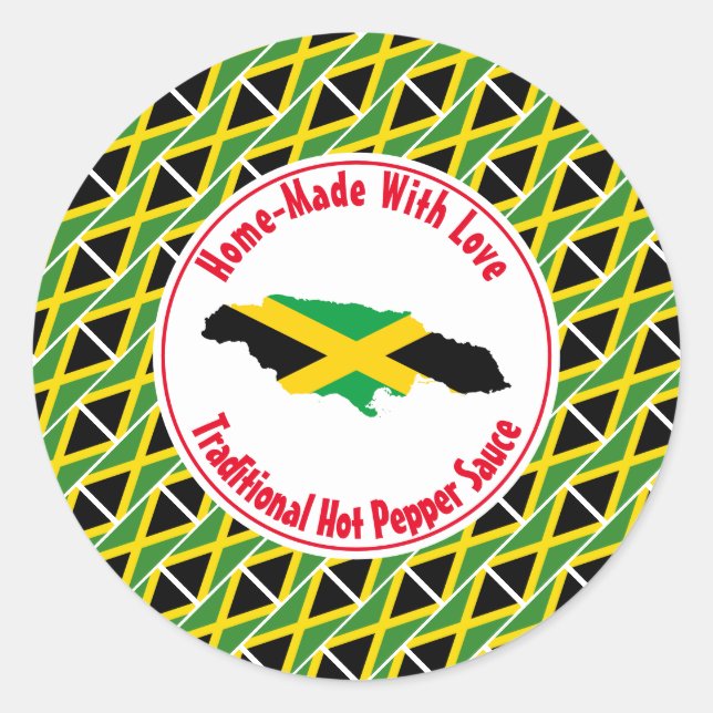 Adesivo Home Made HOWER PEPPER SAUCE Jamaica (Frente)