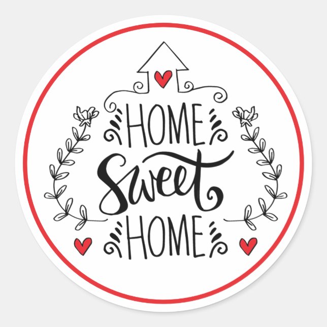 Adesivo Home Sweet Home (Frente)