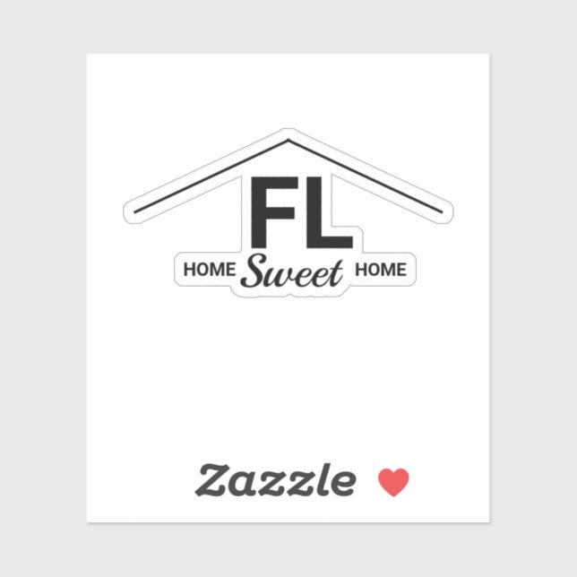 Adesivo Home Sweet Home Black White (Folha)