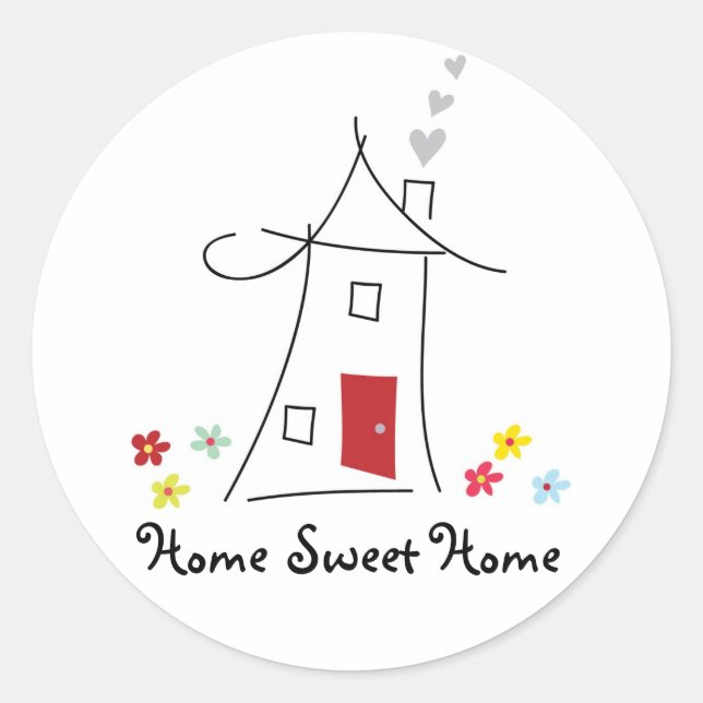 Adesivo Home Sweet Home Sticker (Frente)
