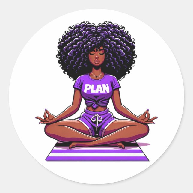 Adesivo Homegirl Meditate (Frente)
