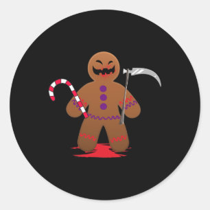 Adesivo Homem Assustador Da Morte Para O Halloween