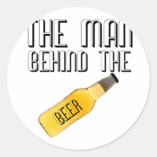Adesivo Homem atrás da Cerveja