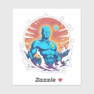 Adesivo Homem azul do Norte9