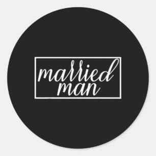 Adesivo Homem Casado Marido Casamento Casal Engraçado