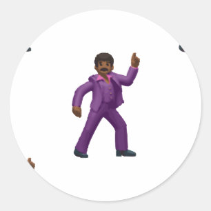 Adesivo Homem da dança de Emoji