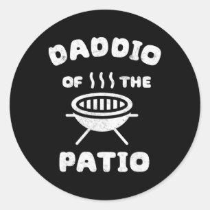 Adesivo Homem Daddio Do Pátio Dia Dos Pais Churrasco Grill