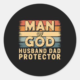 Adesivo Homem de Deus Dia de os pais Protetor De Pais