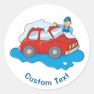 Adesivo Homem de lavagem