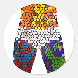 Adesivo Homem de roupa interior