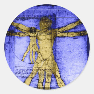 Adesivo Homem de Vitruvian