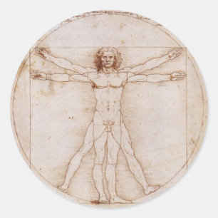 Adesivo Homem de Vitruvian