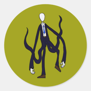 Adesivo Homem delgado - livro dos monstro o Dia das Bruxas