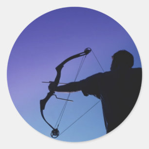 ADESIVO HOMEM DO ARCO DA SILHUETA DO ARQUEIRO
